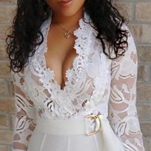 White One-piece Jumpsuit